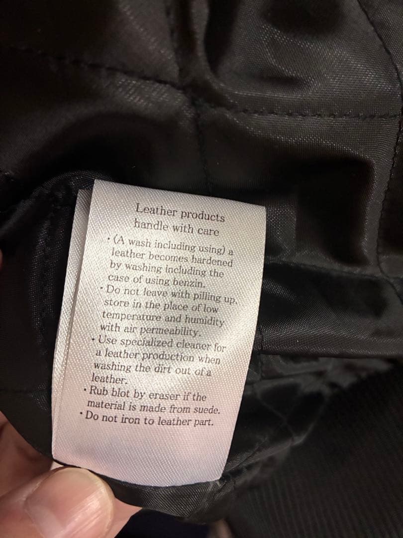 AKM 黒 シープレザージャケットMサイズ男女ok.