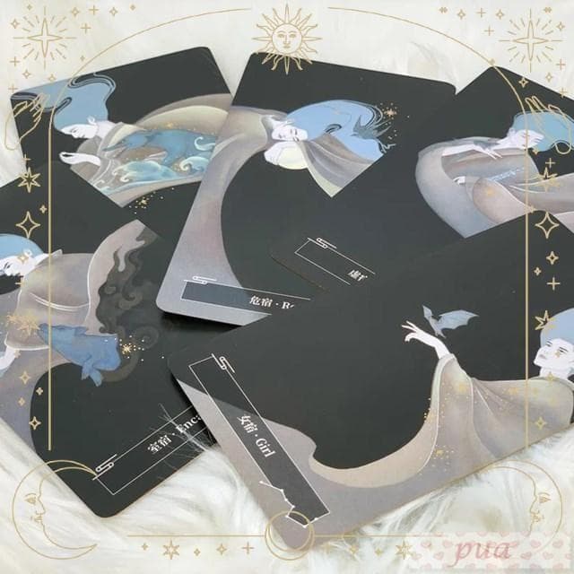 【正規品オラクルカード】金縁＆箔押し超美麗レアデッキ✨中国占星術二十八宿のカード