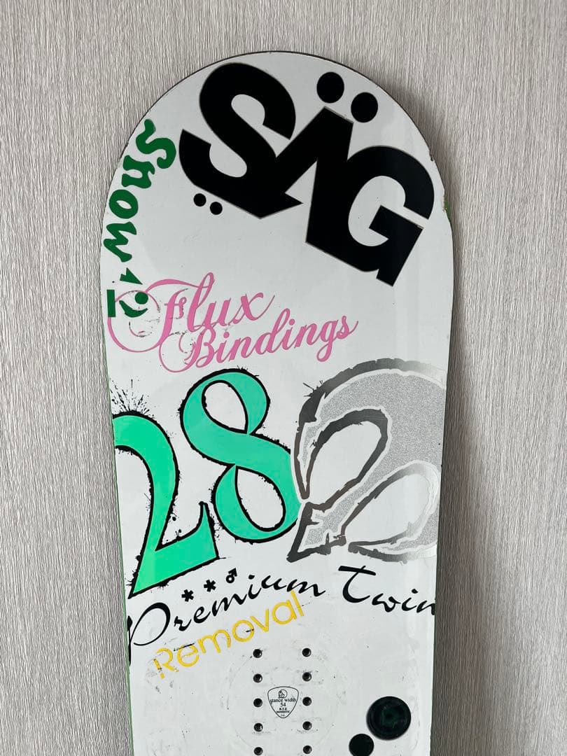 スノーボード　RICE28 155㎝　プレミアムツイン