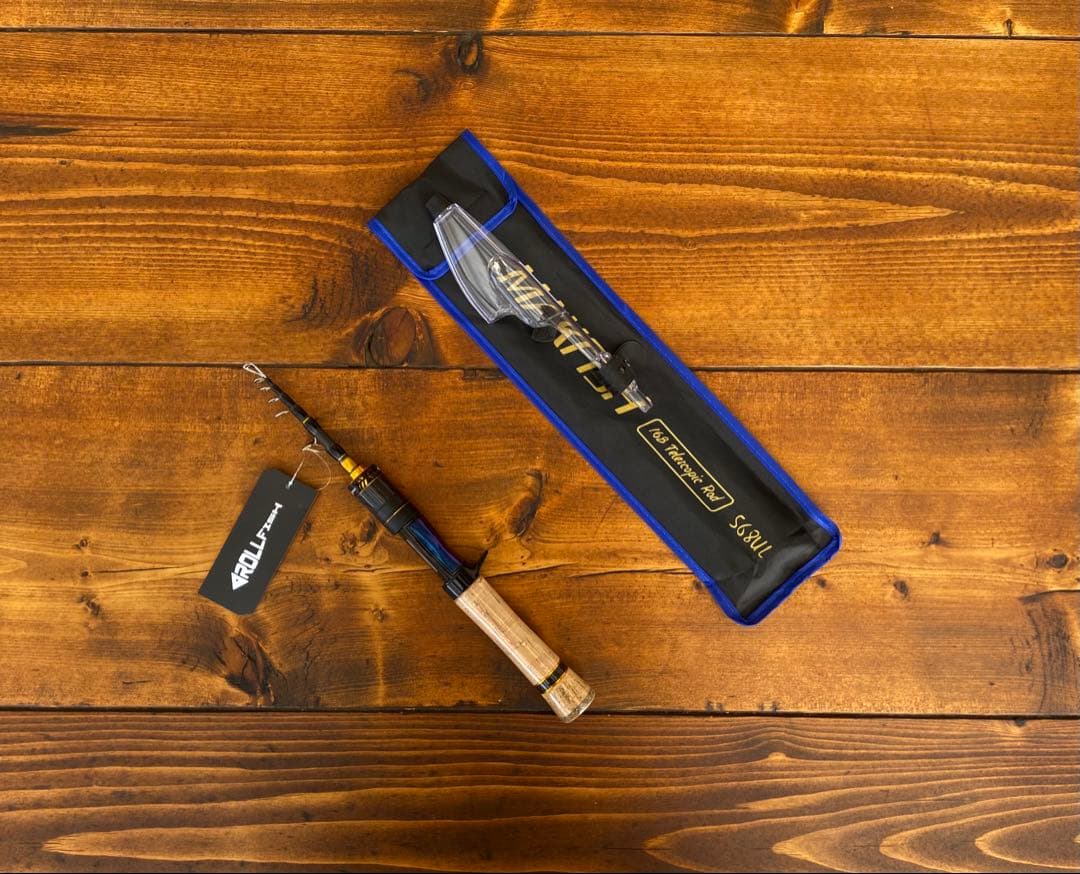 トラウトロッド　5ft6inch ベイトテレスコロッド　渓流釣り　山女魚　岩魚