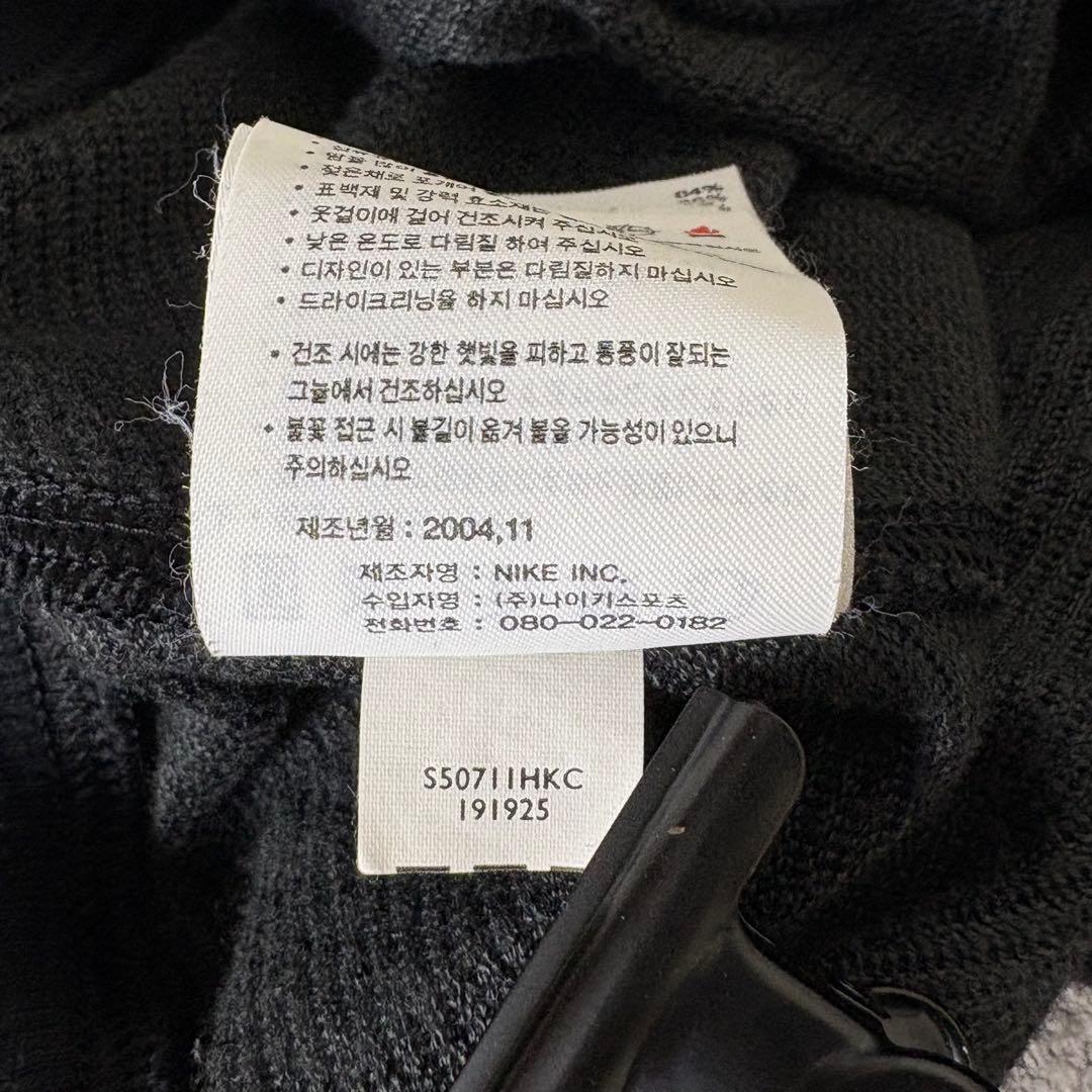 NIKE GOLFラグランスウェット Y2K テック XLサイズ ブラック