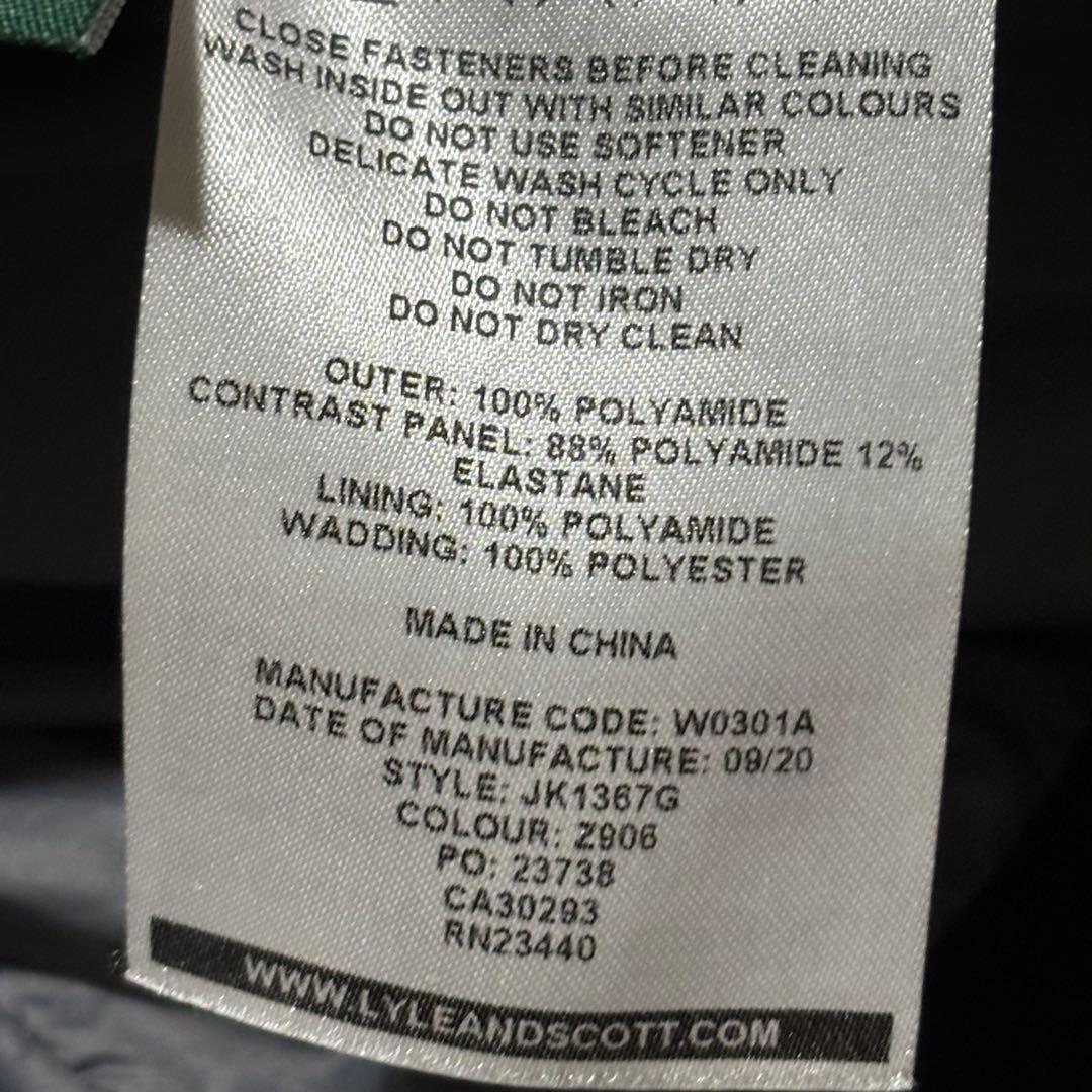 極美品 日本未展開 ライルアンドスコット ストレッチキルティングゴルフジャケット