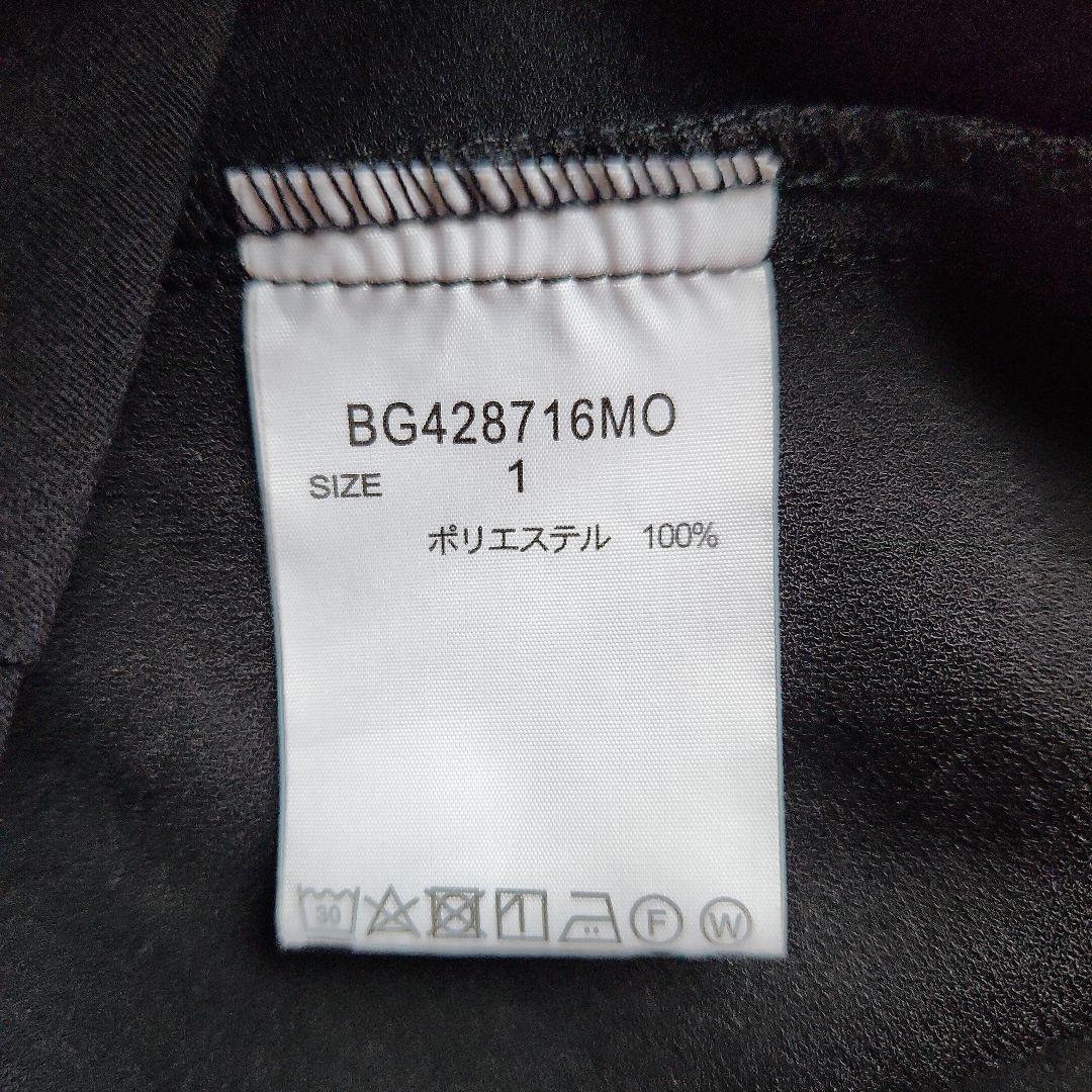 BARNYARDSTORM　ダブルクロスジレ　マシンウォッシャブル　黒