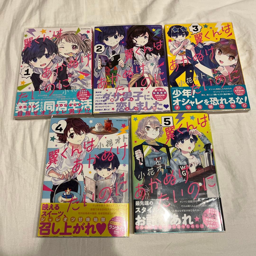 翼くんはあかぬけたいのに　全14巻セット　初版帯付き