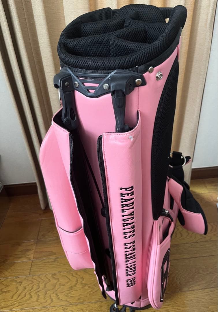 ⭐️パーリーゲイツ キャディバッグ PUレザー カート スタンド 6分割 ⭐️