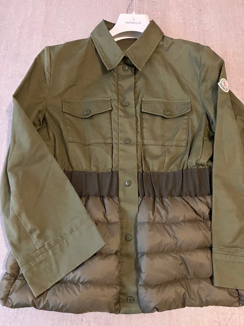 Moncler モンクレール　ダウンとコンビのコットンジャケット