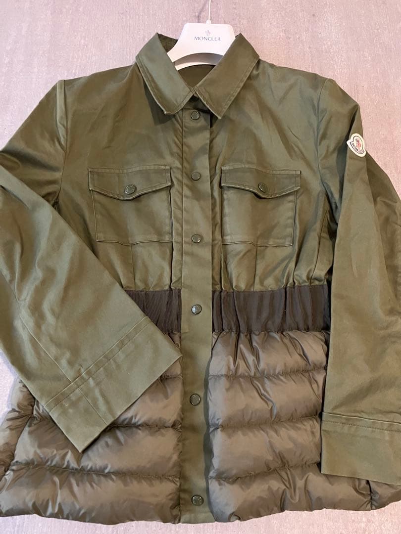 Moncler モンクレール　ダウンとコンビのコットンジャケット