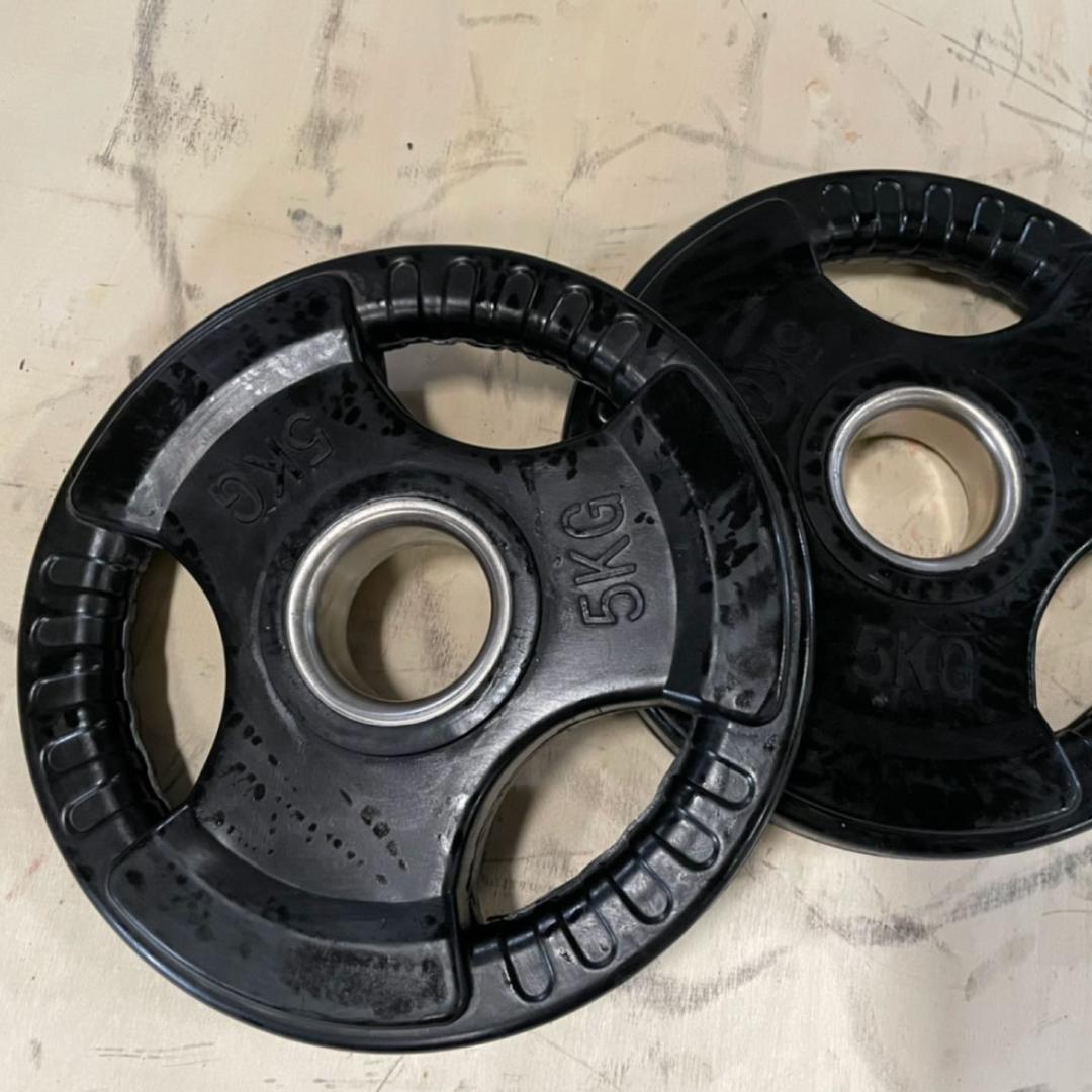 50mmラバープレート　10kg 5kg 2.5kg 各2枚