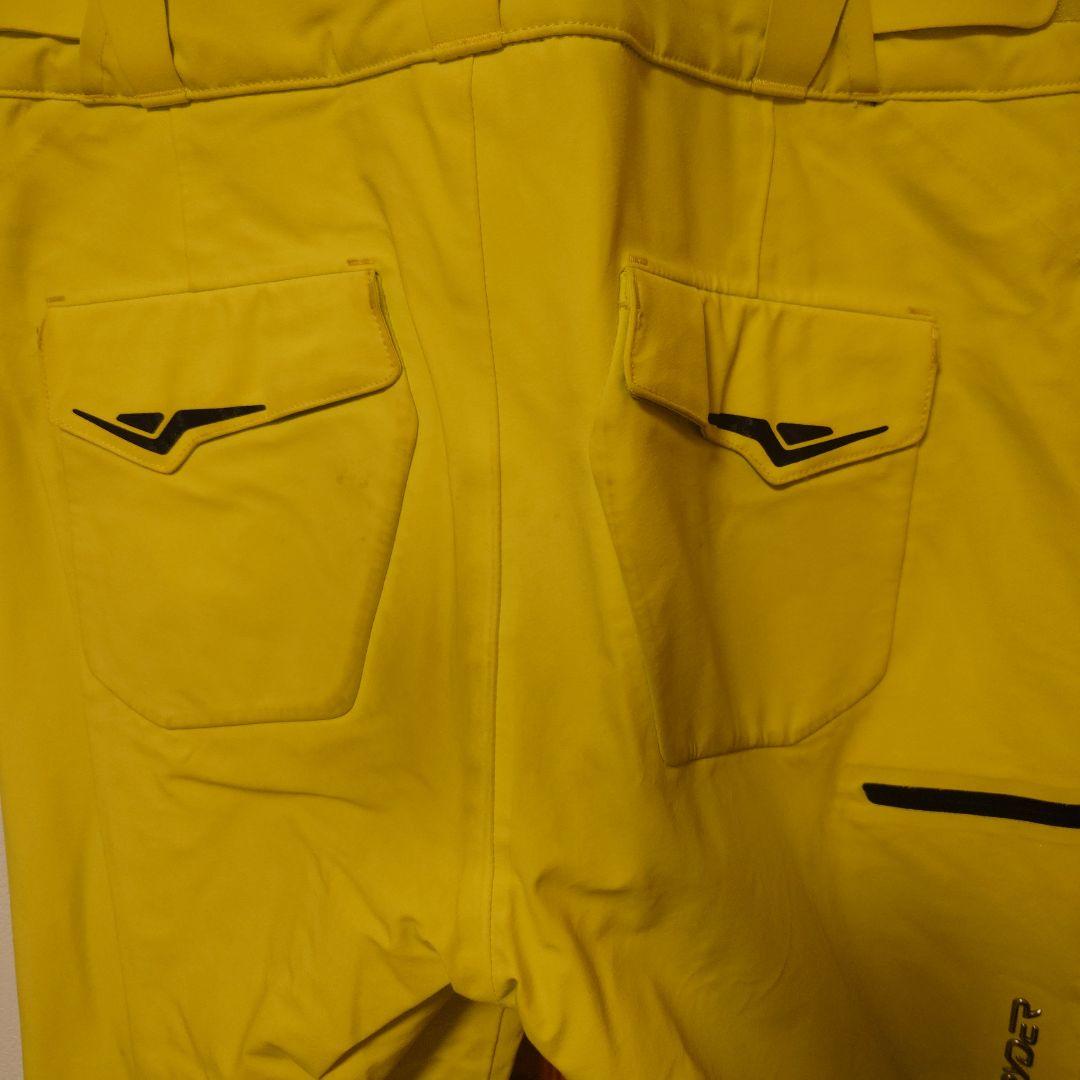 Spyder イエロー スキーウェア フード付き
