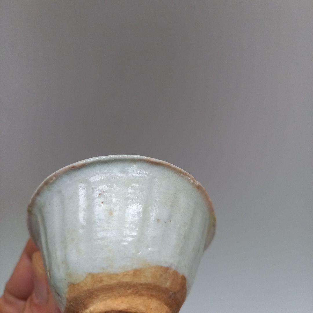 初期伊万里　盃　白磁　江戸骨董　古玩