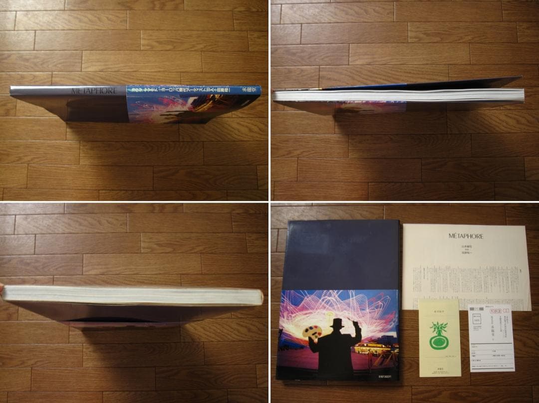 M´ETAPHORE メタファー　田原桂一　冊子付　初版　帯付き