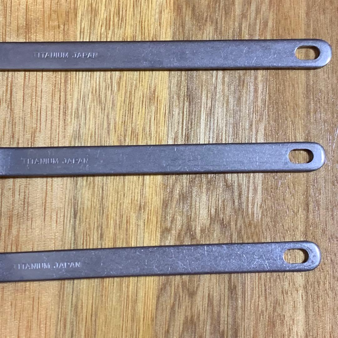 スノーピーク ワッパー武器 3本セット