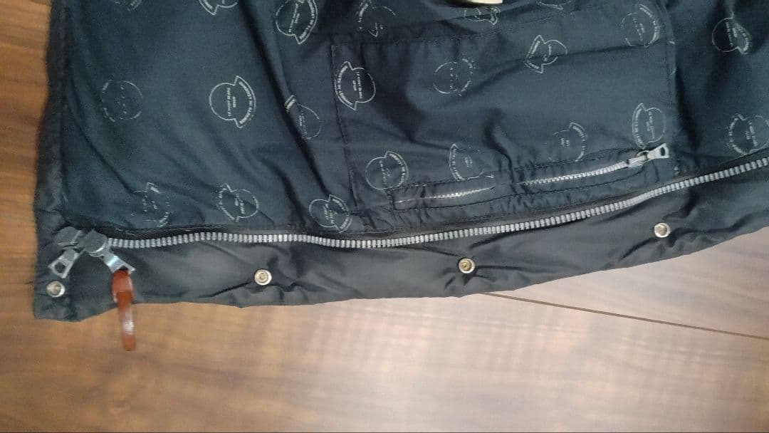 モンクレールV VISVIM ダウンベスト size:1ネイビー