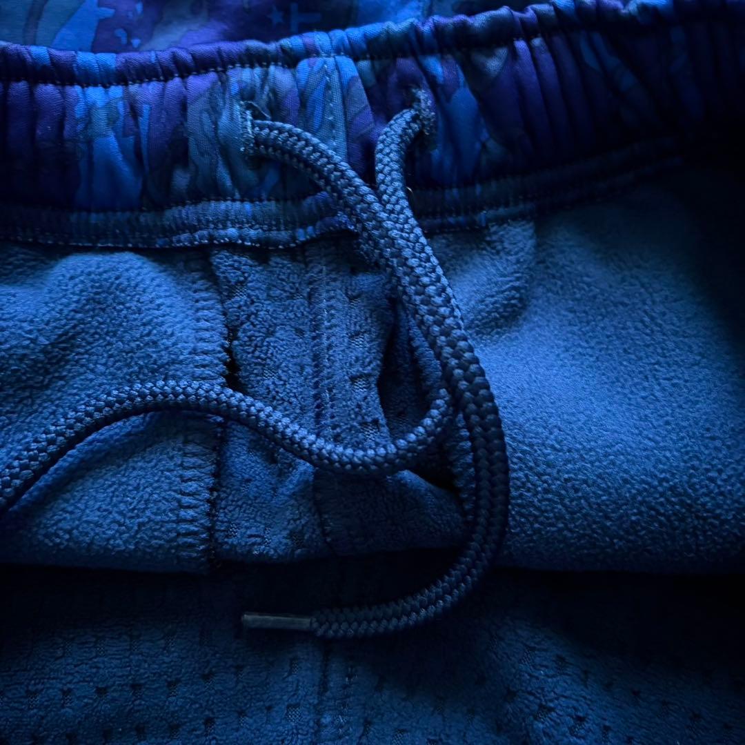 極美品 ATHLETA アスレタ ジャージ 上下セット カモフラ柄 ネイビー M