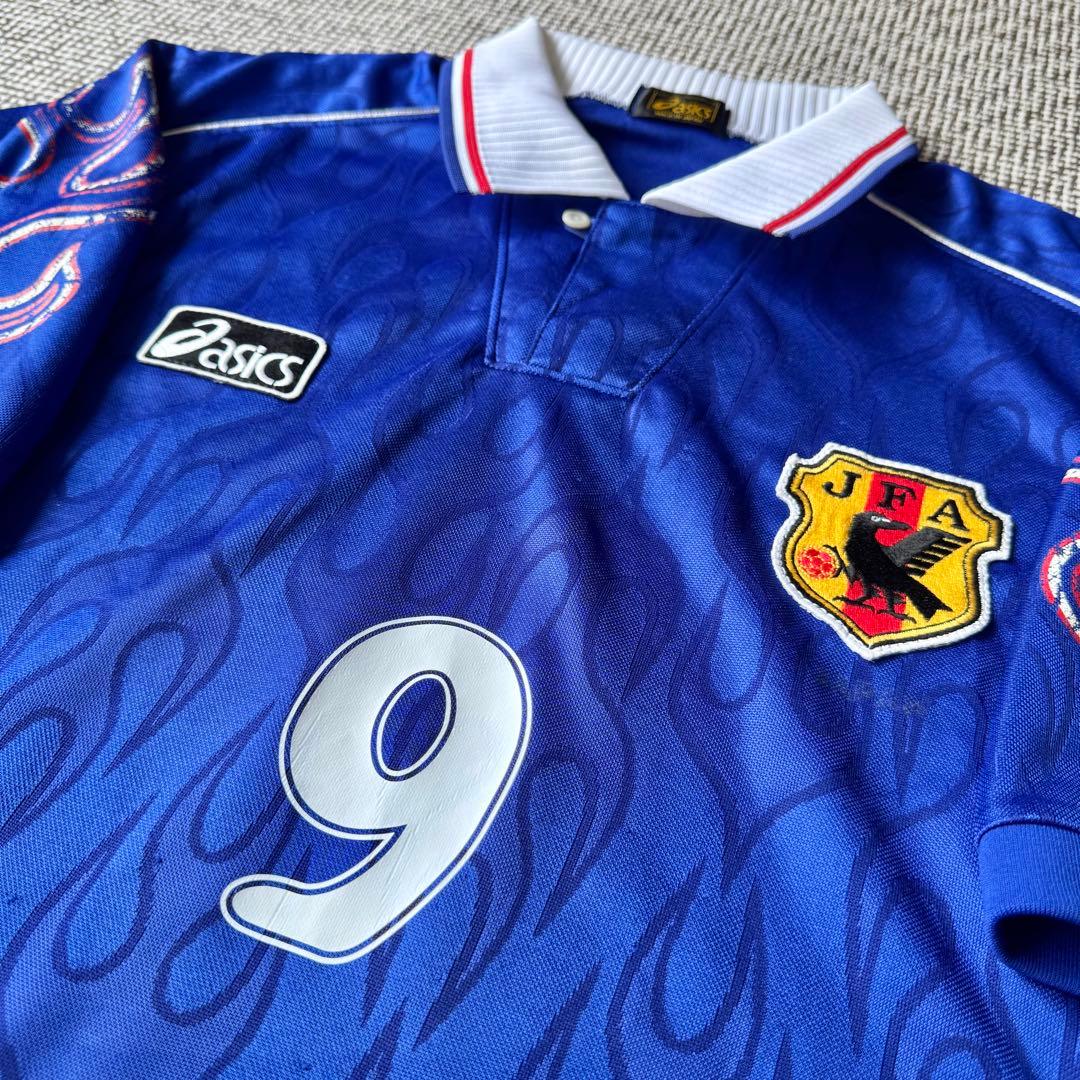 【９８W杯当時物モデル】中山雅史 ＃９ 日本代表 １９９８（H）アシックス