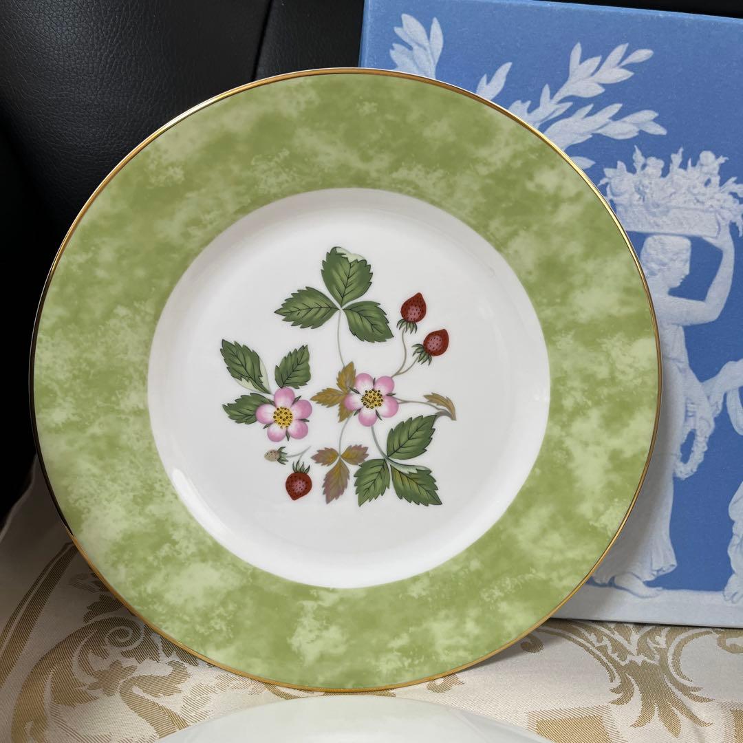 最終価格［新品］ワイルドストロベリー•フルリム　プレート5枚