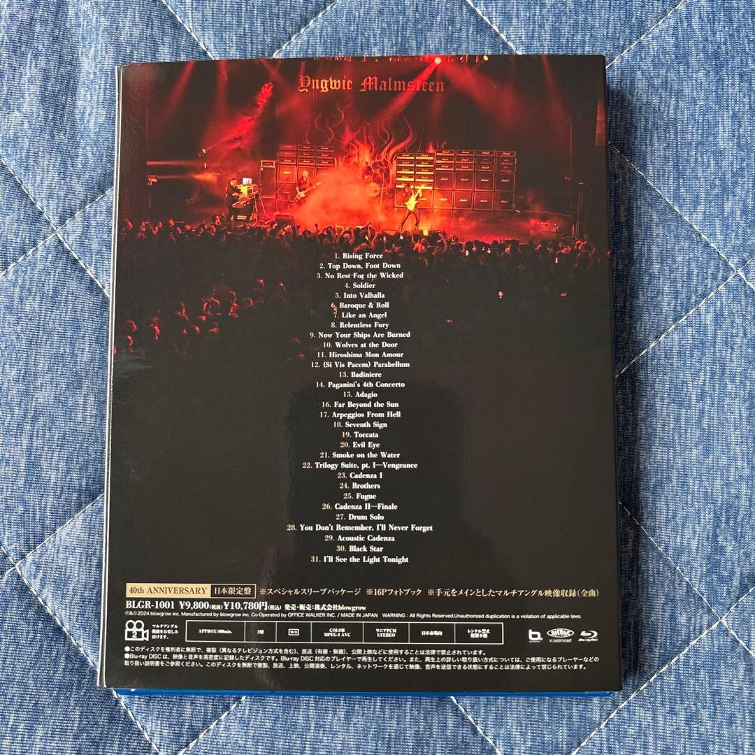 邦楽 Yngwie 40th Anniversary Japan Tour 2024