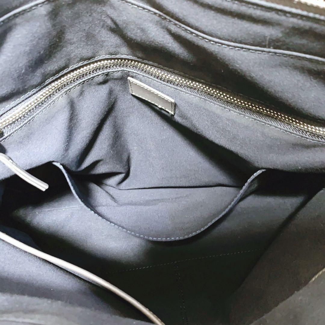 美品 ポールスミス トートバッグ 大容量 ブラック 肩掛け A4可 PVCレザー