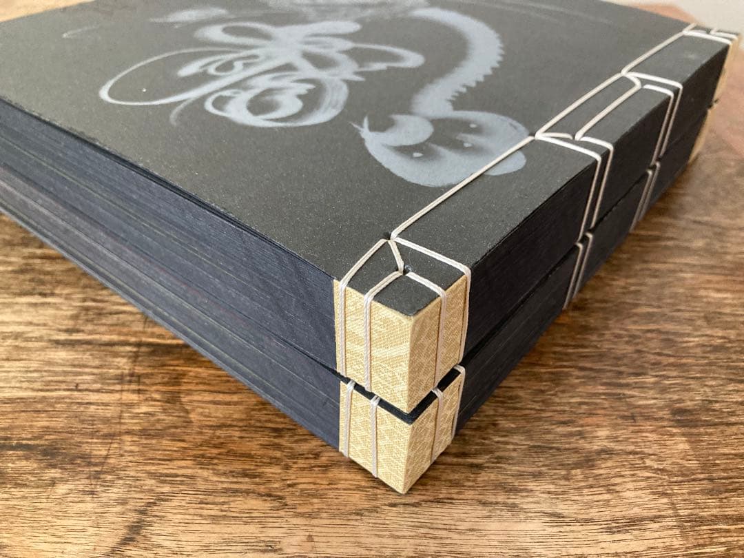 呂勝中 意匠文字 龍・鳳巻 全2巻揃 / Lu Shengzhong