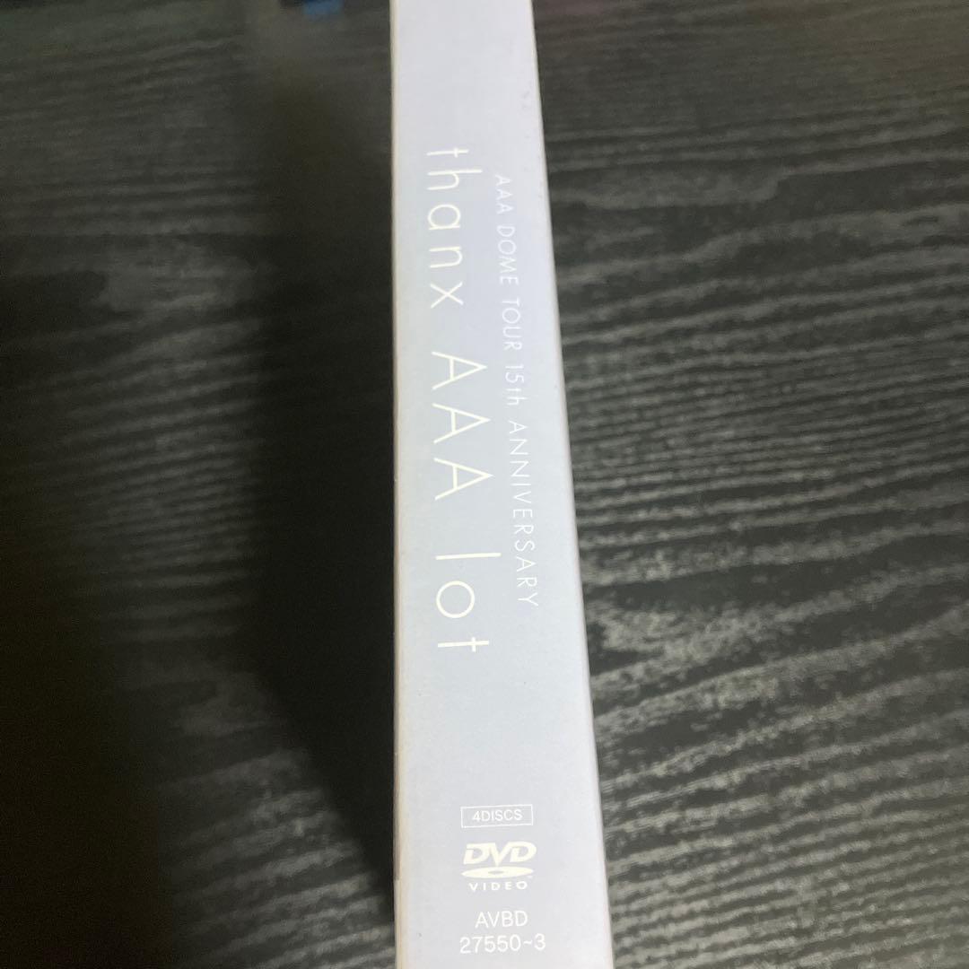 AAA 15th -thanx AAA lot- DVD 4枚組