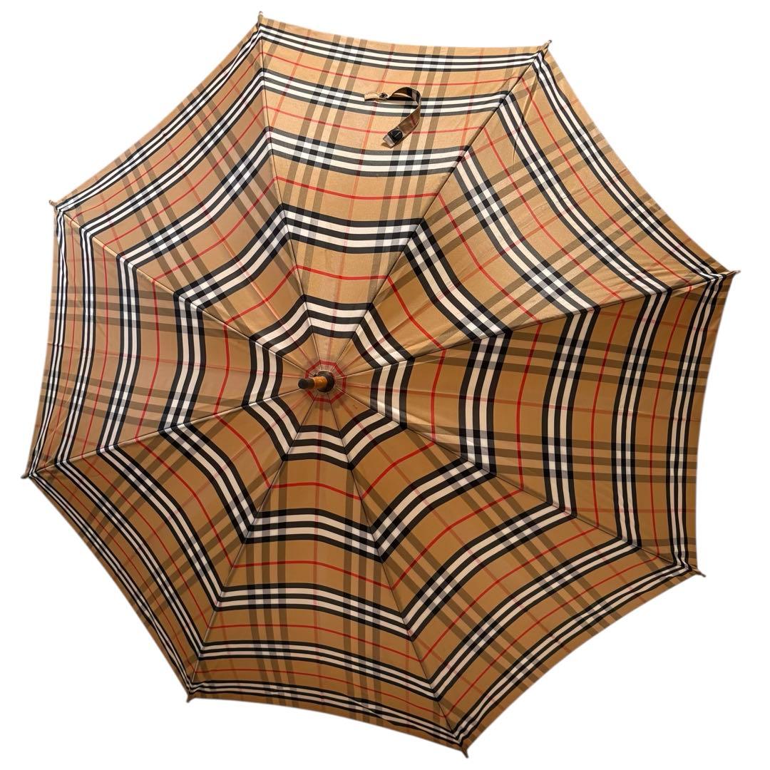 Burberry's☆バーバリーズ☆ノバチェック長傘 雨傘 日よけ 大きめ 人気