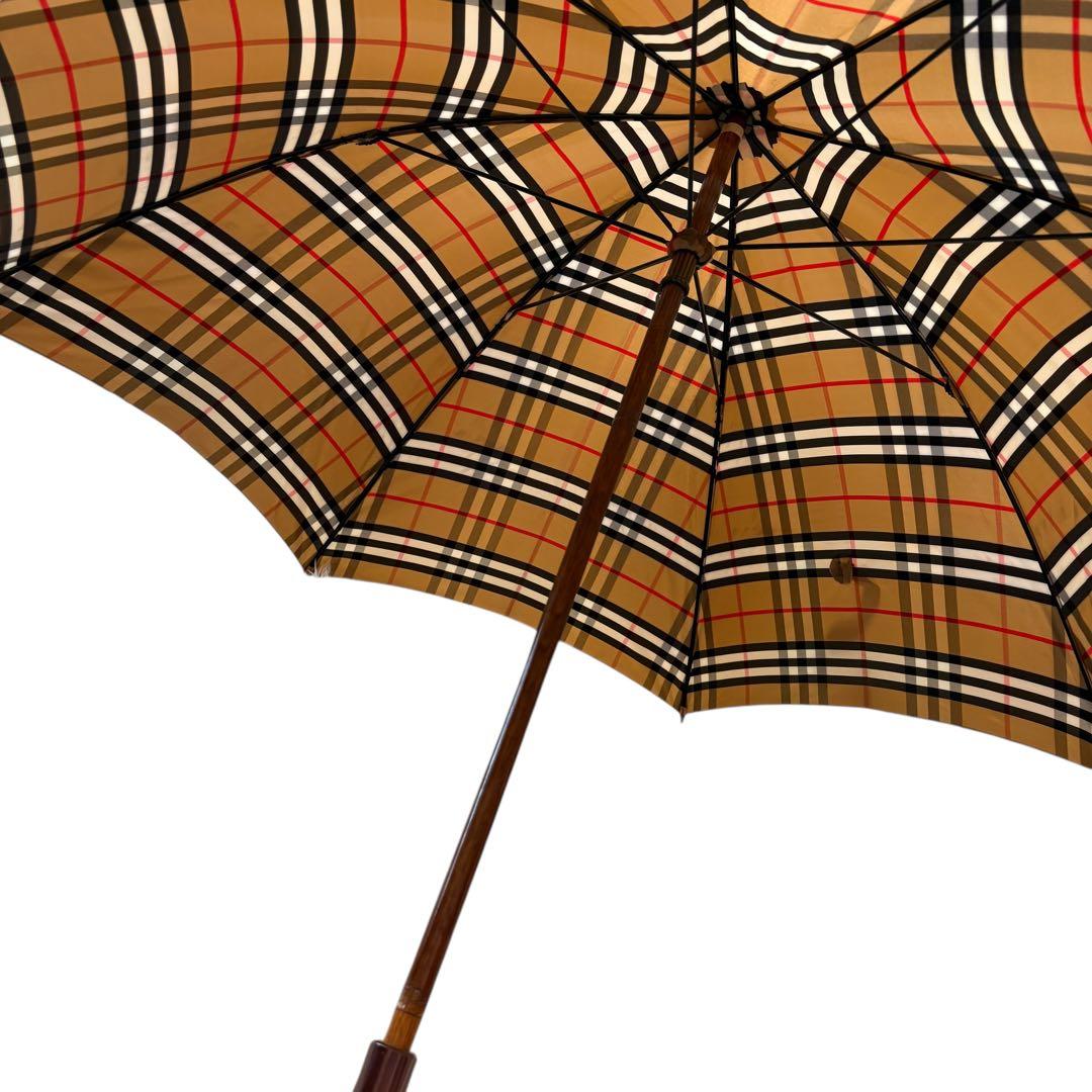 Burberry's☆バーバリーズ☆ノバチェック長傘 雨傘 日よけ 大きめ 人気