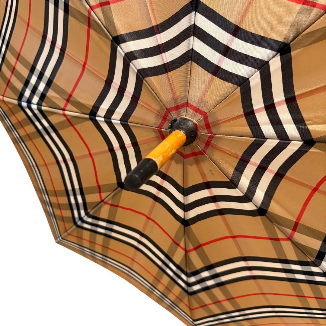 Burberry's☆バーバリーズ☆ノバチェック長傘 雨傘 日よけ 大きめ 人気