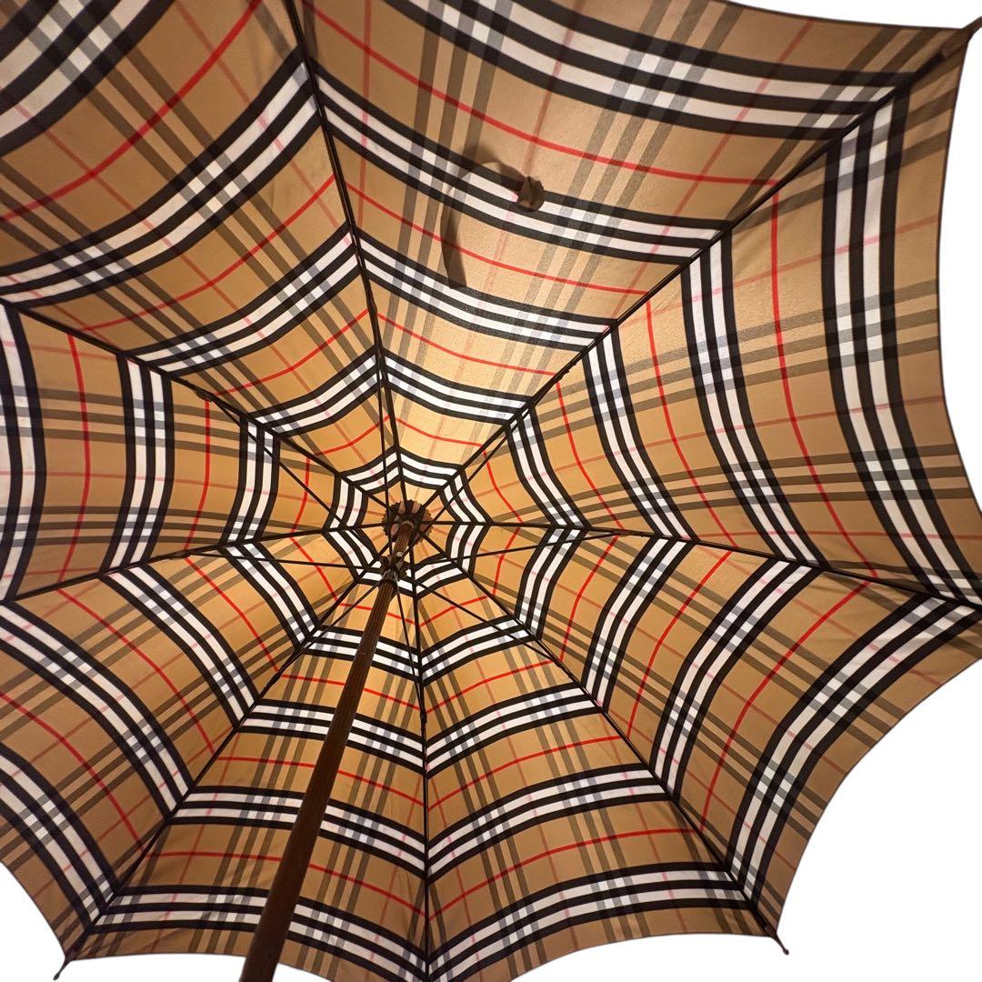 Burberry's☆バーバリーズ☆ノバチェック長傘 雨傘 日よけ 大きめ 人気