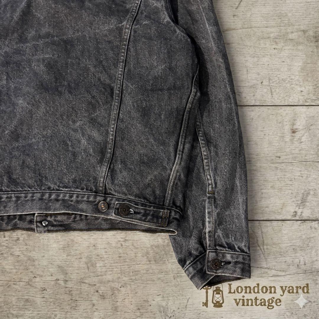 【先染めブラック】Levi’s 70503デニムジャケット 90年製 L#802