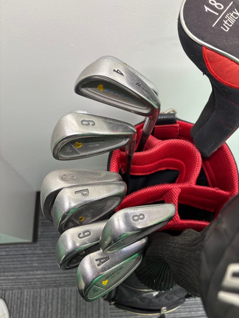 【中古】ゴルフ　セット　クラブ　初心者　メンズ　15本　キャディバック