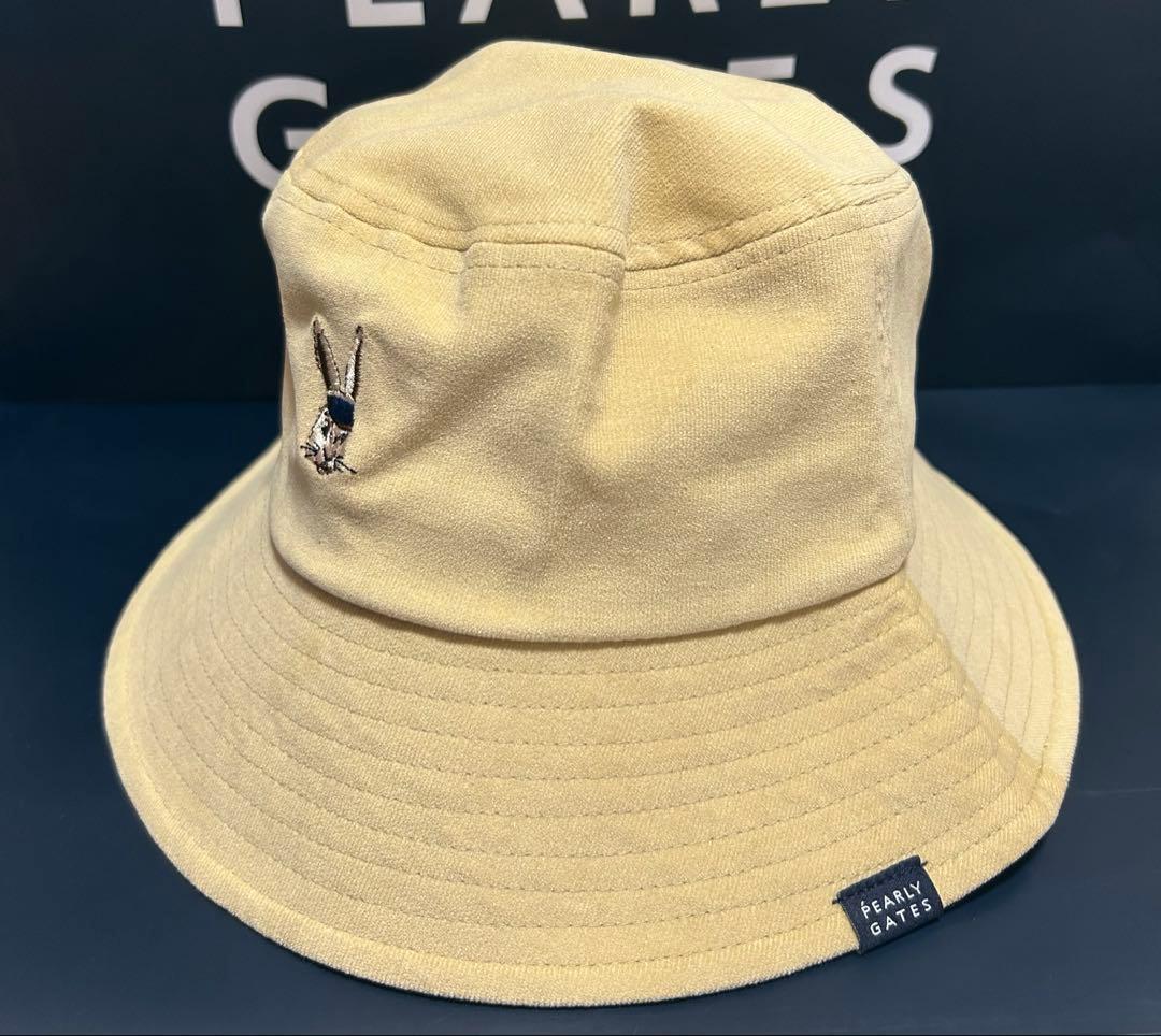 新品 未使用 PEARLY GATES トラッドラビット ハット ベージュ