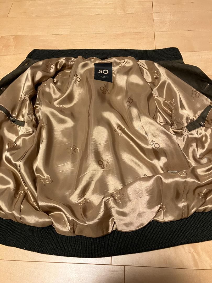 【極美品】CINQUANTA チンクアンタ スエードドライビングブルゾン 46