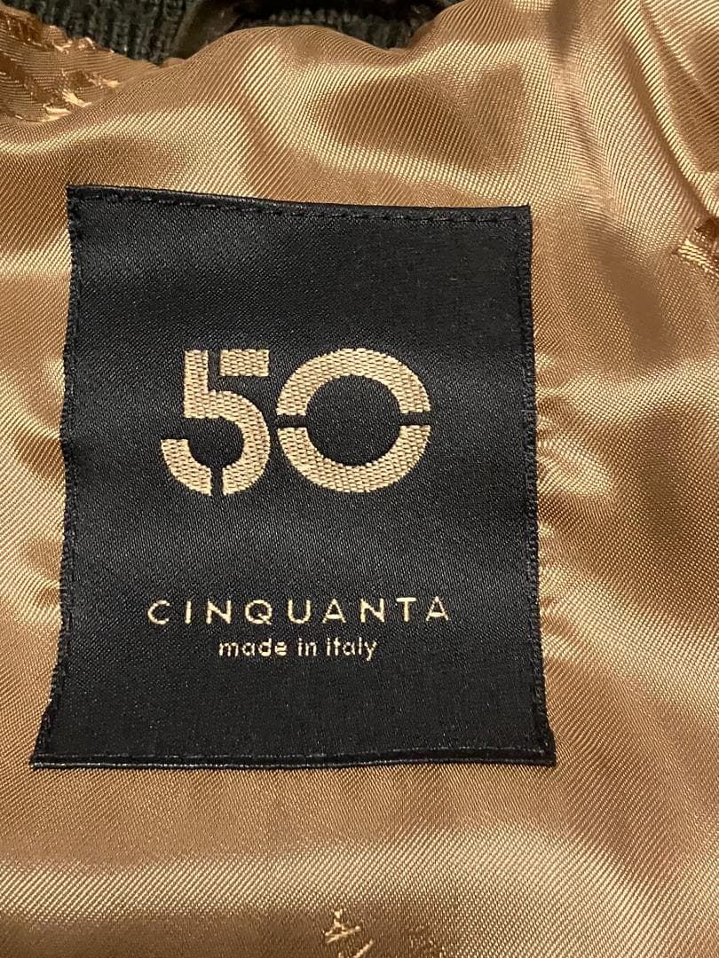 【極美品】CINQUANTA チンクアンタ スエードドライビングブルゾン 46