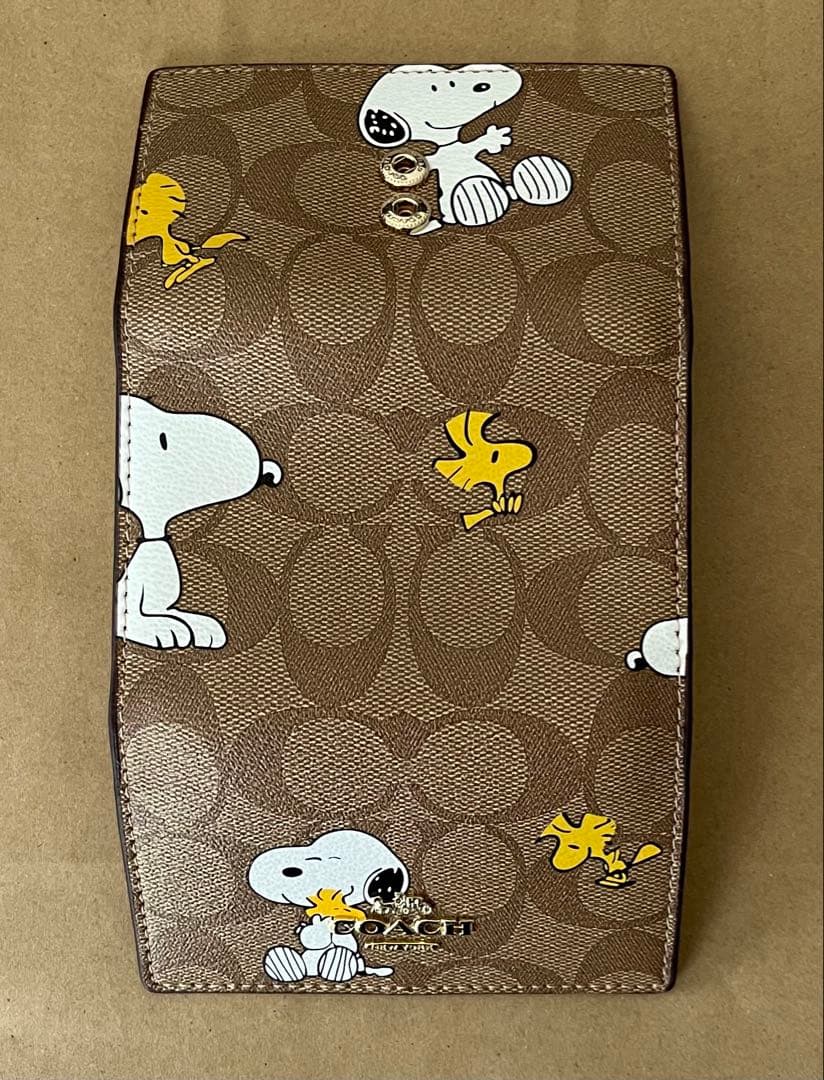 COACH コーチ キーケース　スヌーピーウッドストック