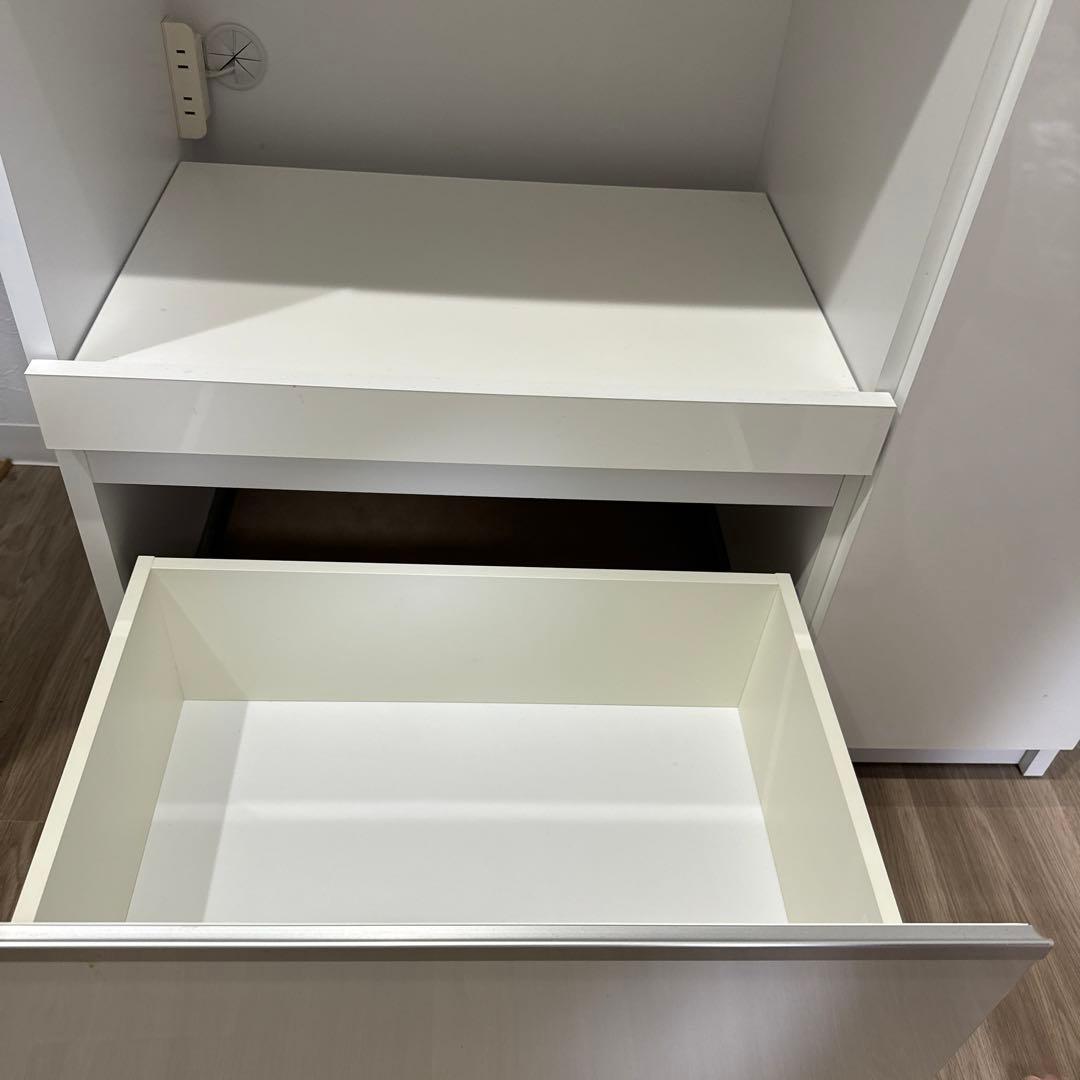 【期間限定値下げ‼️】大川家具　ナポリ　食器棚　ホワイト