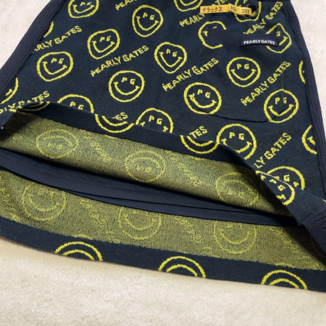 極美品　パーリーゲイツ　ニコ　スマイル　セットアップ ニット　スカート