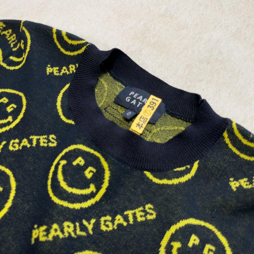 極美品　パーリーゲイツ　ニコ　スマイル　セットアップ ニット　スカート