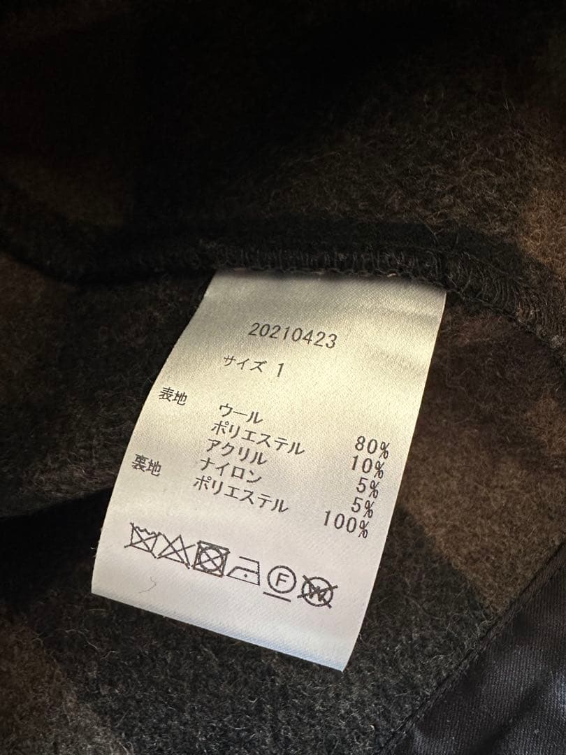 ジャケット・アウター KAJA WOOL BUFFALO CHECK CPO JACKET