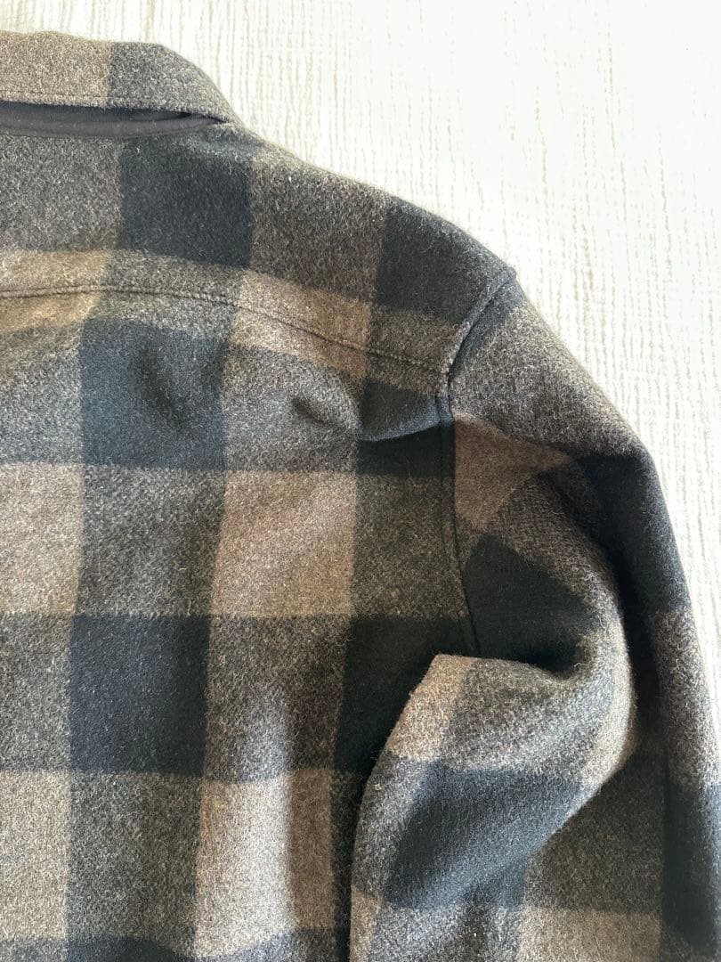 ジャケット・アウター KAJA WOOL BUFFALO CHECK CPO JACKET