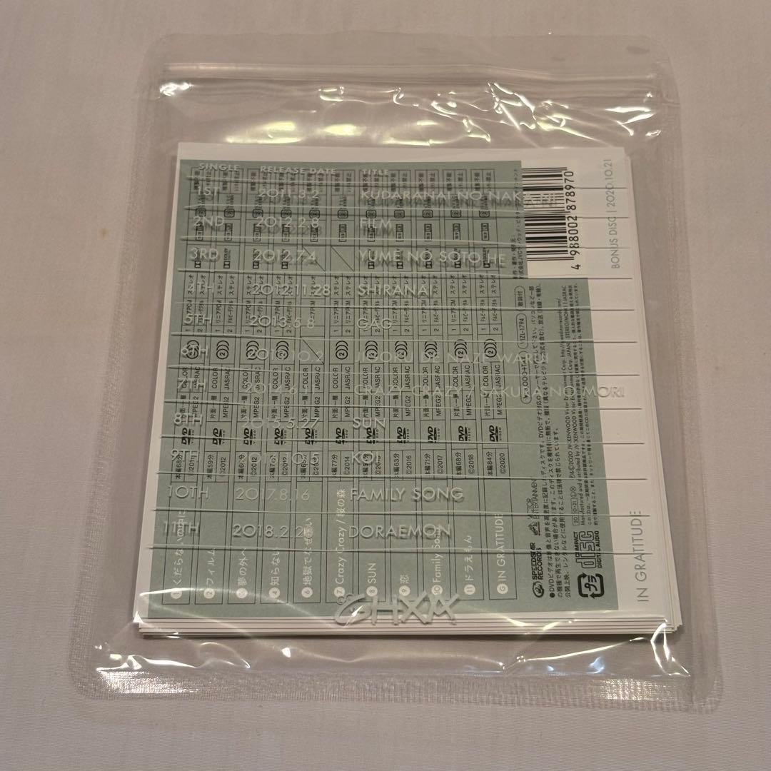 Gen Hoshino Singles Box GRATITUDE 生産限定盤