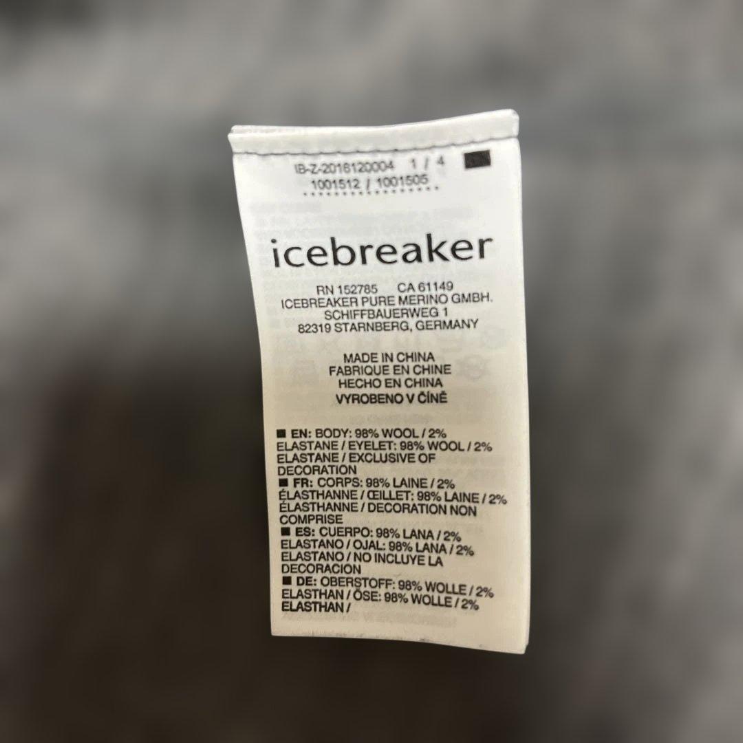 ICEBREAKER メリノウール　 フルジップパーカー S
