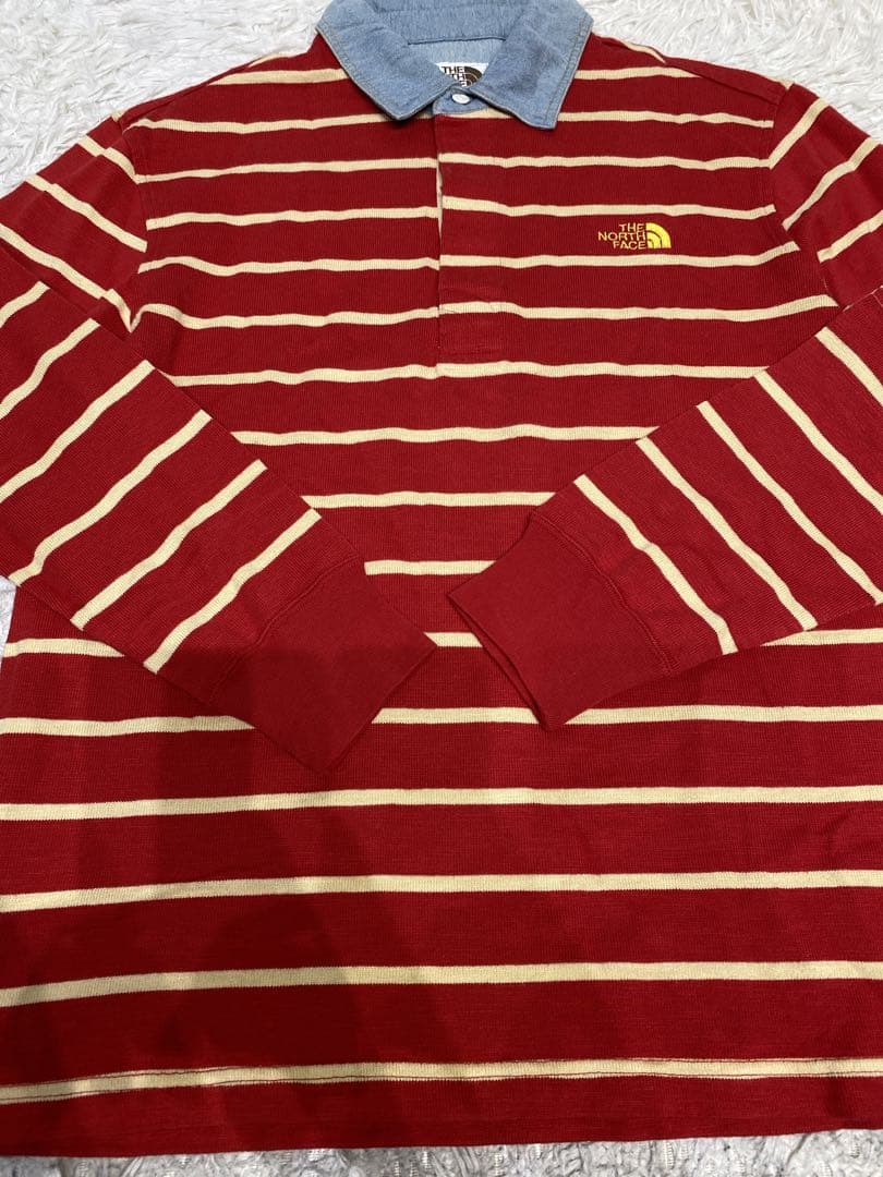 THE NORTH FACE ラガーシャツ XL ボーダー