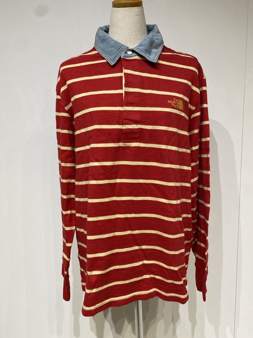 THE NORTH FACE ラガーシャツ XL ボーダー