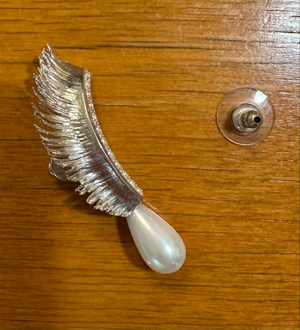 新品 Mirit ピアス single eyelash pearl ミリット