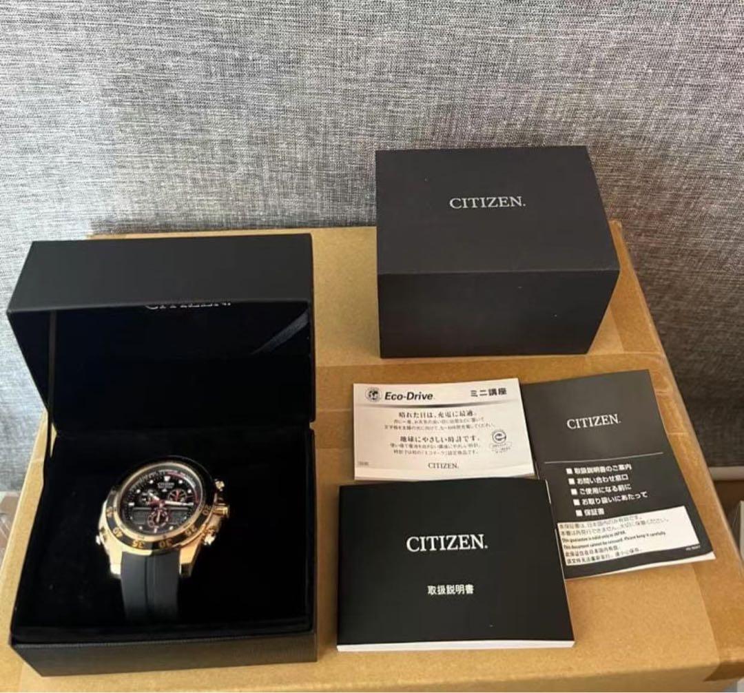 CITIZEN ラバーベルト メンズ 腕時計 C660-S067634