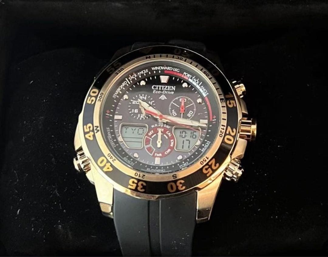 CITIZEN ラバーベルト メンズ 腕時計 C660-S067634