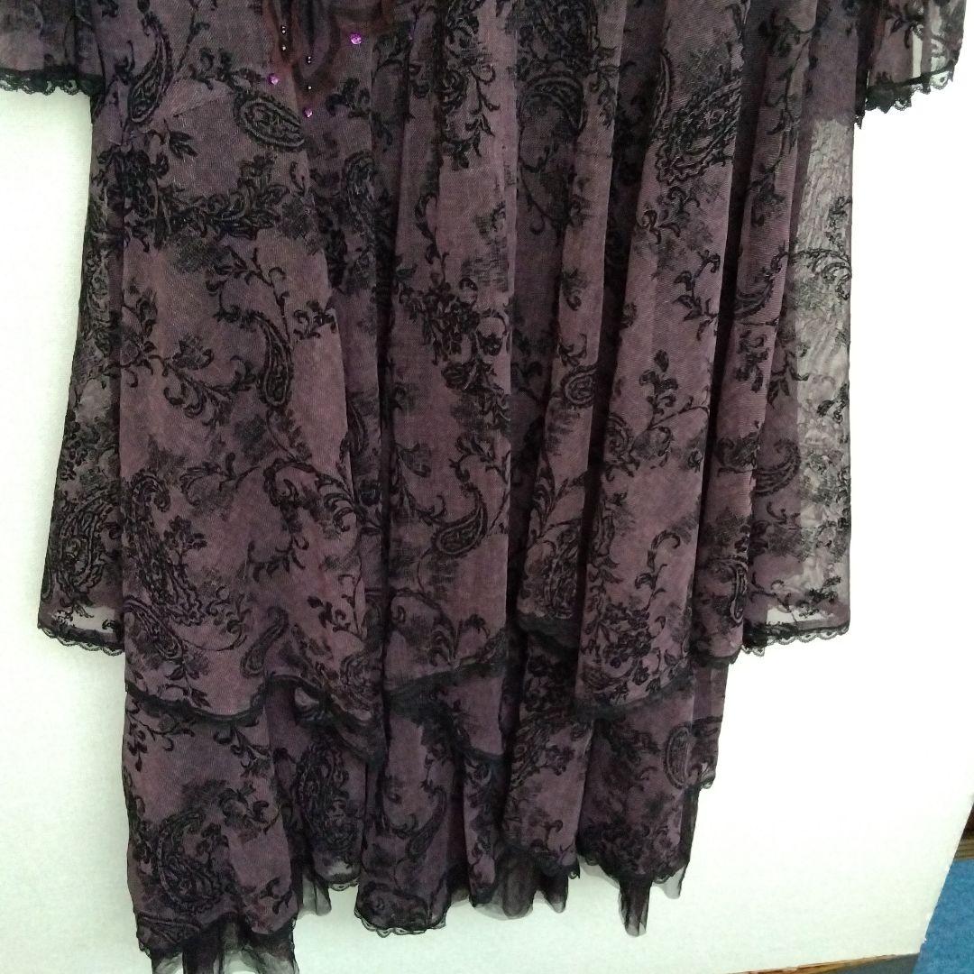 豪華なレース高級品〜ムッシュ榊✕ノンノンドールのお花付きワンピース