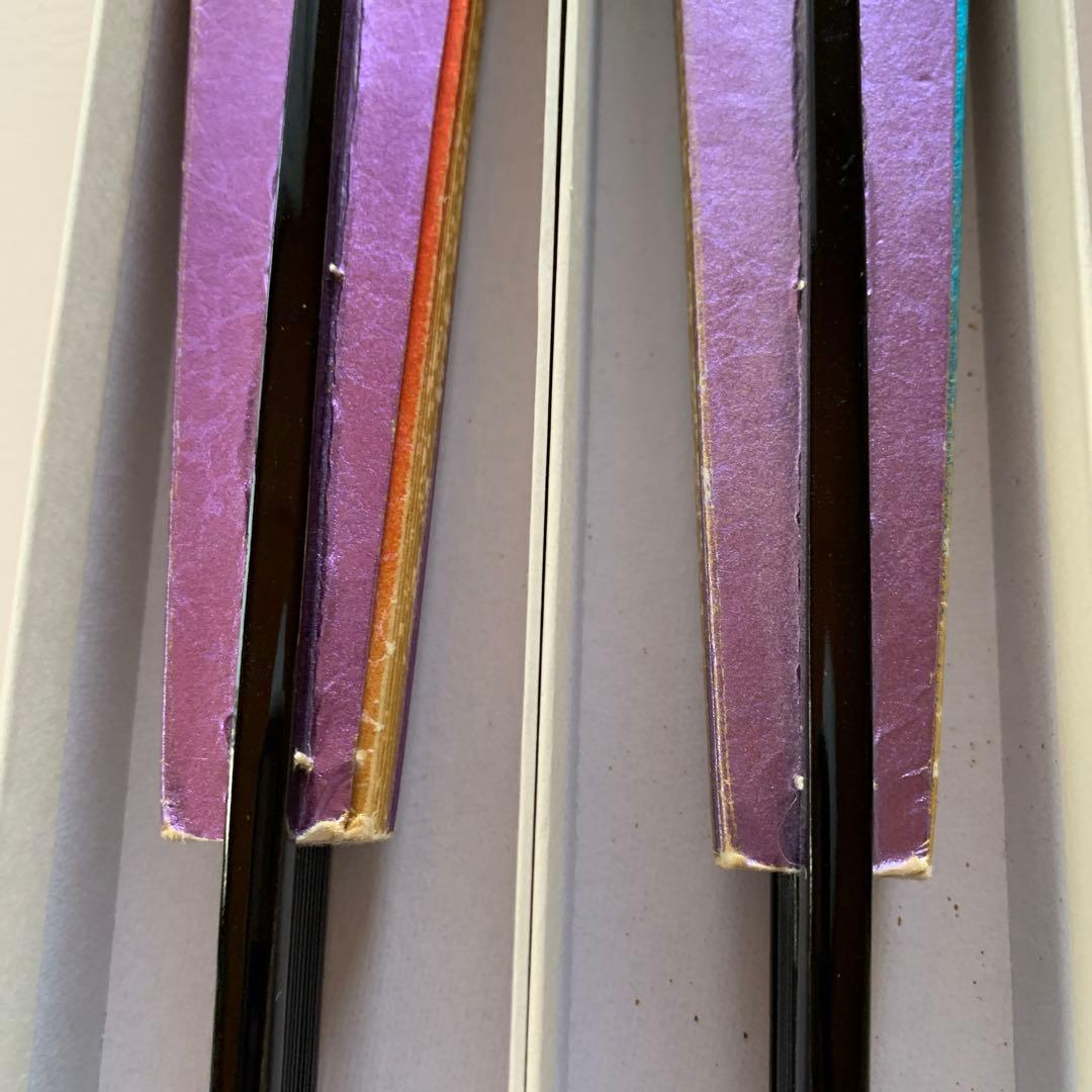 舞扇子セット グラデーションカラー　4本セット