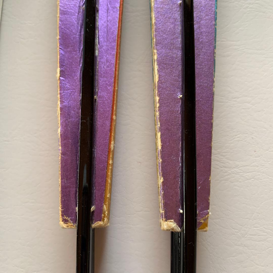 舞扇子セット グラデーションカラー　4本セット