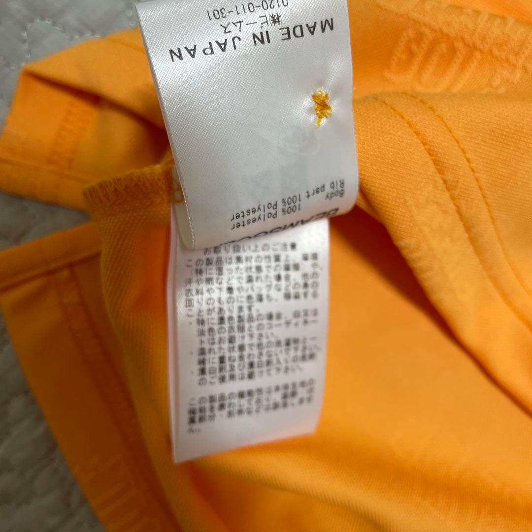 新品未使用 BEAMS GOLF ビームスゴルフ 半袖ポロシャツ M 総ロゴ